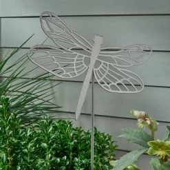 Dunelm Metal Dragonfly Stake Wall Decor