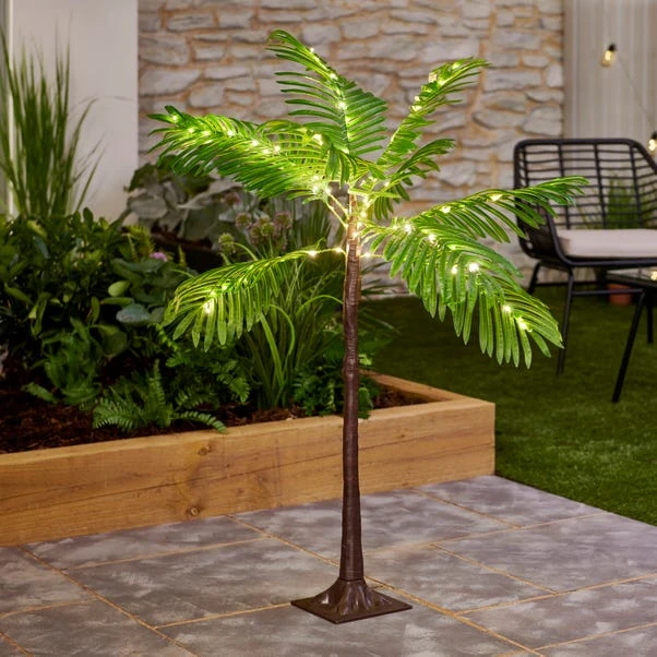 Dunelm 4ft Outdoor Palm Tree Mains Powered 3 Dunelm 4ft Outdoor Palm Tree Mains Powered