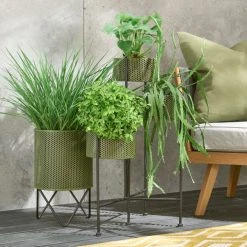 Elements Olive Foldable Plant Stand -Furn Shop 30795354 alt02