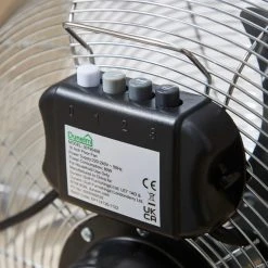 Dunelm 16inch Black Pedestal Fan -Furn Shop 30795407 alt02