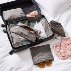 Dunelm Set Of 7 Travel Storage Bags