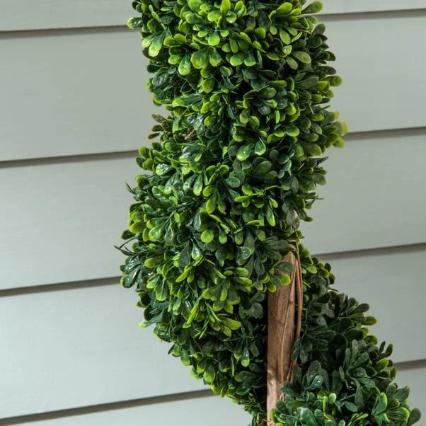 Dunelm Spiral Topiary In Silver Pot 70cm 4 Dunelm Spiral Topiary In Silver Pot 70cm - Image 2