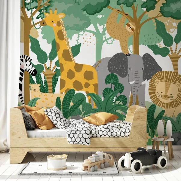 Dunelm Animal Safari Large Mural 3 Dunelm Animal Safari Large Mural
