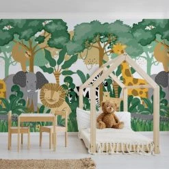 Dunelm Animal Safari Large Mural 9 Dunelm Animal Safari Large Mural -Furn Shop 30796941 alt03