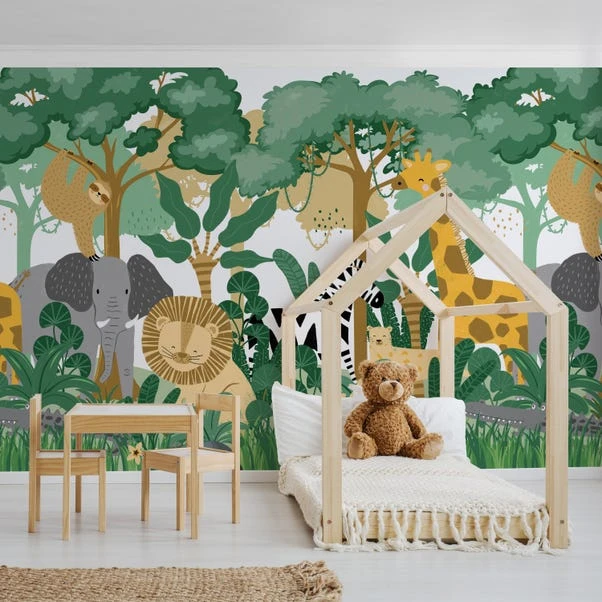 Dunelm Animal Safari Large Mural 6 Dunelm Animal Safari Large Mural - Image 4