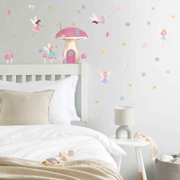 Dunelm Fairy Garden Large Wall Sticker 3 Dunelm Fairy Garden Large Wall Sticker
