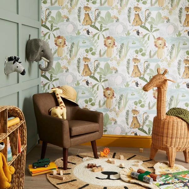Dunelm Jungle Friends Wallpaper 3 Dunelm Jungle Friends Wallpaper