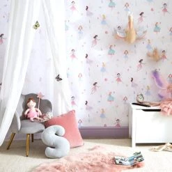 Dunelm Meadow Fairies Wallpaper