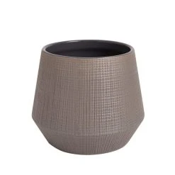 Dunelm Matt Grey Ceramic Plant Pot -Furn Shop 30797261 alt02