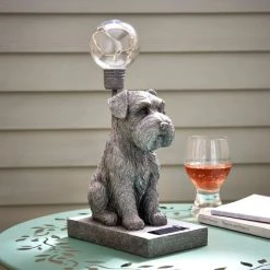 Dunelm Solar Light Up Schnauzer