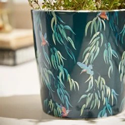 Natural History Museum Kingfisher Small Plant Pot -Furn Shop 30798449 alt02