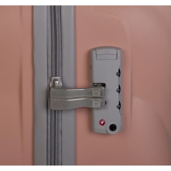IT Luggage Pink Pagoda 4W Trolley Suitcase 5 IT Luggage Pink Pagoda 4W Trolley Suitcase - Image 3