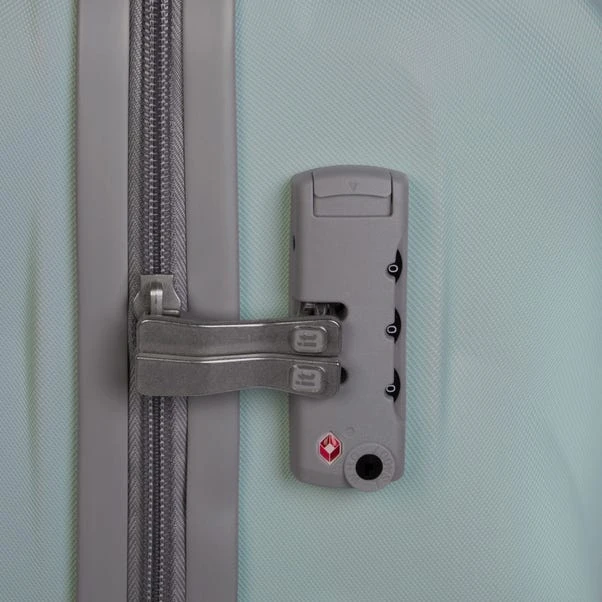 IT Luggage Pastel Green Pagoda 4W Trolley Suitcase 4 IT Luggage Pastel Green Pagoda 4W Trolley Suitcase - Image 2