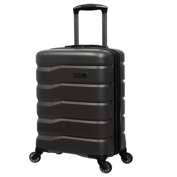 IT Luggage Dark Grey Gravitate 4W Trolley Suitcase 2 IT Luggage Dark Grey Gravitate 4W Trolley Suitcase