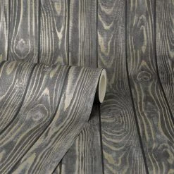 Dunelm Metallic Wood Wallpaper -Furn Shop 30800678 alt02