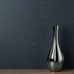 Crown Wallpaper Akina Texture Navy Wallpaper -Furn Shop 30801586 alt02