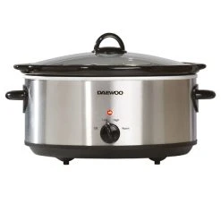 Daewoo 6.5L Stainless Steel Slow Cooker