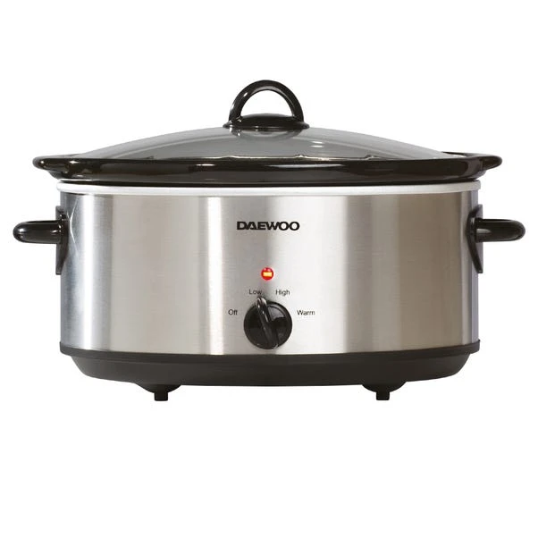 Daewoo 6.5L Stainless Steel Slow Cooker 3 Daewoo 6.5L Stainless Steel Slow Cooker