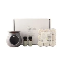 The Edited Life Bergamot & Eucalyptus Oil Burner Set -Furn Shop 30823714 alt03
